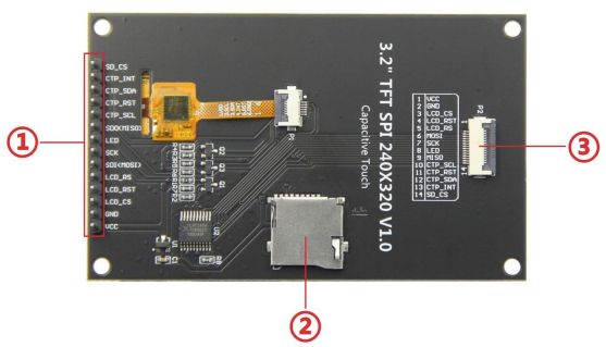 YBC032EGS-Q2 3.2-inch IPS SPI Display LCD Module with 240Ãâ320 Resolution and Capacitive Touch Screen 1